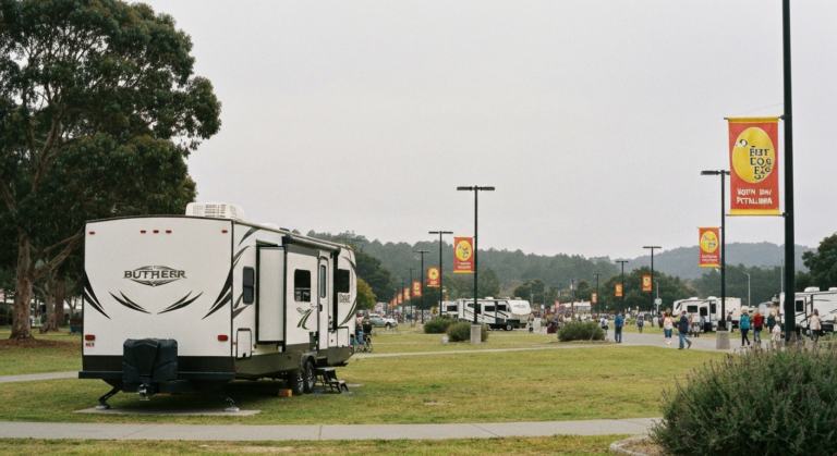 RV rental for Butter & Egg Days Parade near Petaluma CA