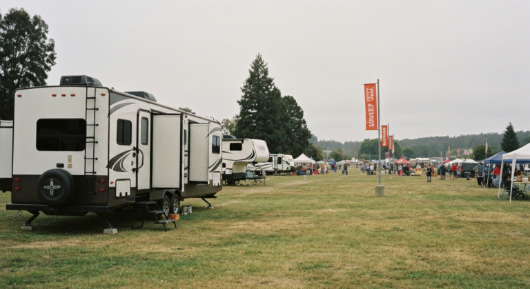 RV rental for Petaluma Antique Faire near Petaluma CA